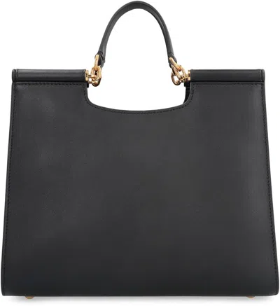 Dolce & Gabbana Bag Shopping Sicily Small Black In Black