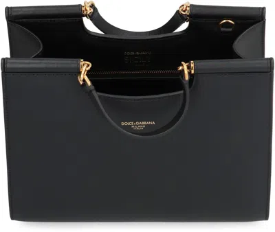 Dolce & Gabbana Bag Shopping Sicily Small Black In Black
