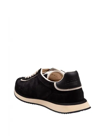 Dolce & Gabbana Velvet And Suede Sneakers In Multi