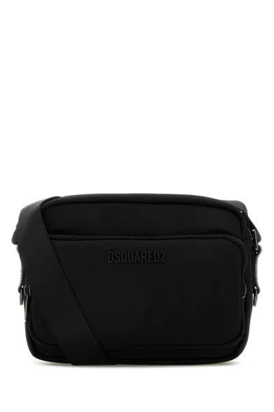 Dsquared2 Adjustable Shoulder Strap Shoulder Bag In Black