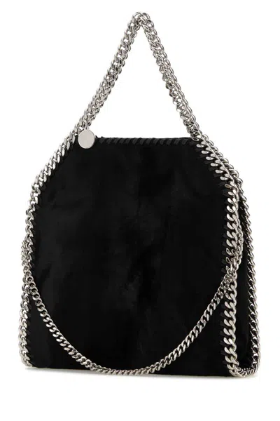 Stella Mccartney Mini Handbag With Chain Strap And Metal Hardware In Black