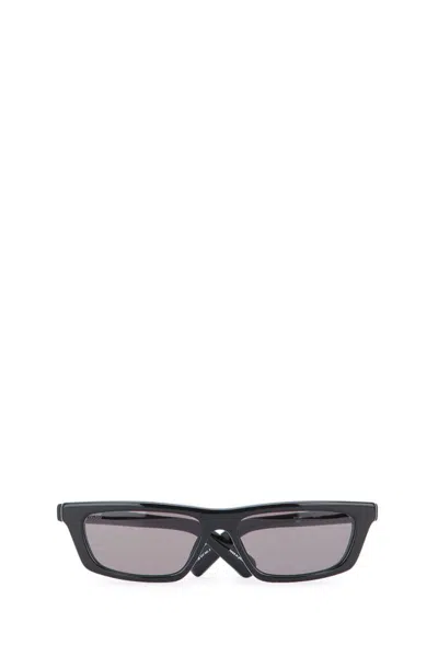 Jacquemus Les Lunettes Trapezi In Black