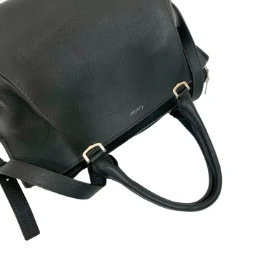 Pre-owned Cartier Black Leather Handbag Shoulder Bag Tote Bag ()