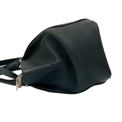 Pre-owned Cartier Black Leather Handbag Shoulder Bag Tote Bag ()