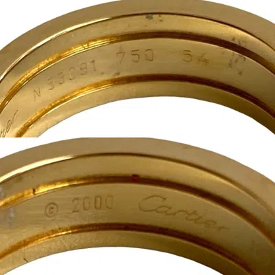 Pre-owned Cartier Gold Yellow Gold (18k) Band Ring ()