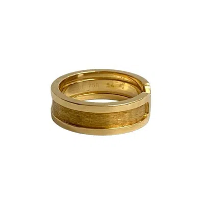Pre-owned Cartier Gold Yellow Gold (18k) Band Ring ()