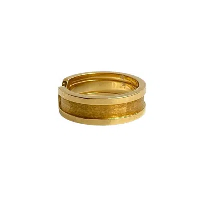 Pre-owned Cartier Gold Yellow Gold (18k) Band Ring ()