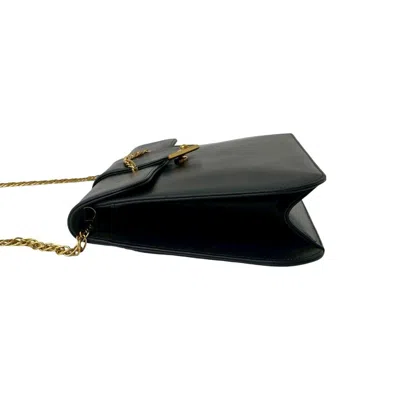 Pre-owned Cartier Navy Leather Pochette Shoulder Bag ()