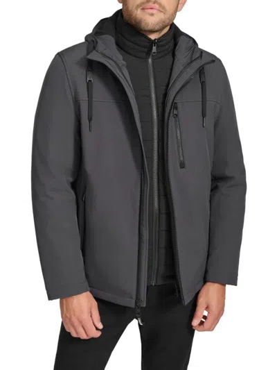 Calvin Klein Men's 3-in-1 Systems Jacket In Gray