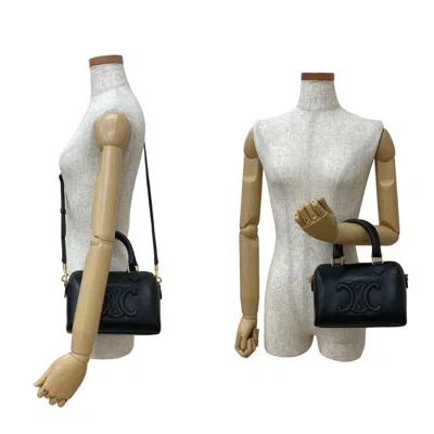 Pre-owned Celine Black Leather Handbag Shoulder Bag ()