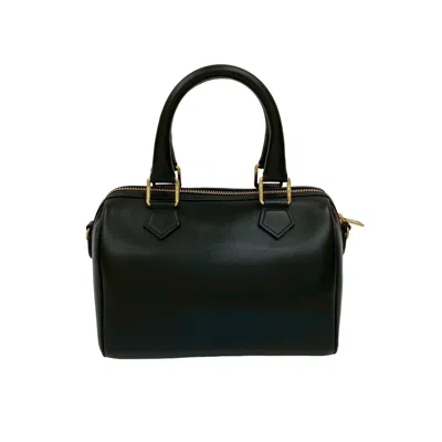 Pre-owned Celine Black Leather Handbag Shoulder Bag ()
