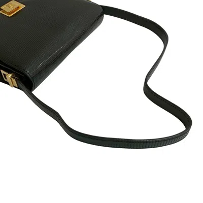 Pre-owned Celine Black Leather Handbag Shoulder Bag ()