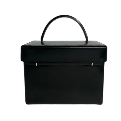 Pre-owned Celine Black Leather Handbag Vanity Bag ()