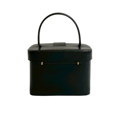 Pre-owned Celine Black Leather Handbag Vanity Bag ()
