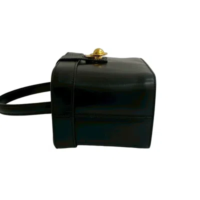 Pre-owned Celine Black Leather Handbag Vanity Bag ()