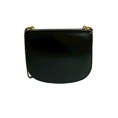 Pre-owned Celine Black Leather Pochette Shoulder Bag ()