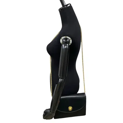Pre-owned Celine Black Leather Pochette Shoulder Bag ()