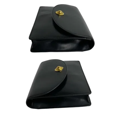 Pre-owned Celine Black Leather Pochette Shoulder Bag ()