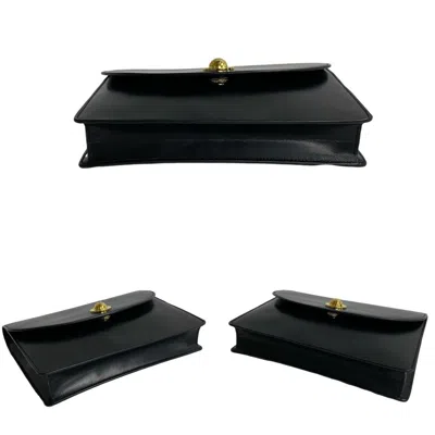Pre-owned Celine Black Leather Pochette Shoulder Bag ()
