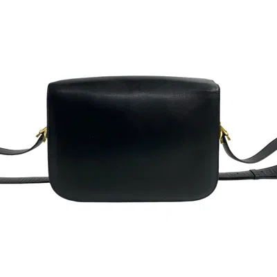 Pre-owned Celine Black Leather Pochette Shoulder Bag ()