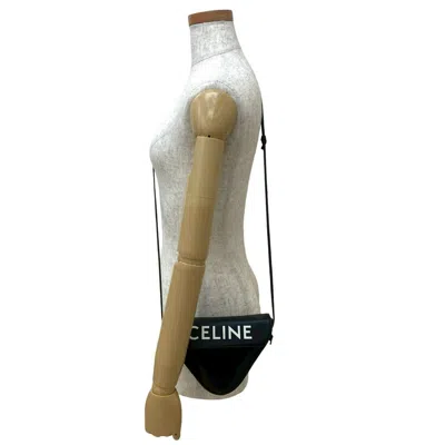 Pre-owned Celine Black Leather Pochette Shoulder Bag ()