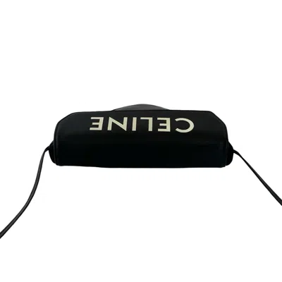 Pre-owned Celine Black Leather Pochette Shoulder Bag ()