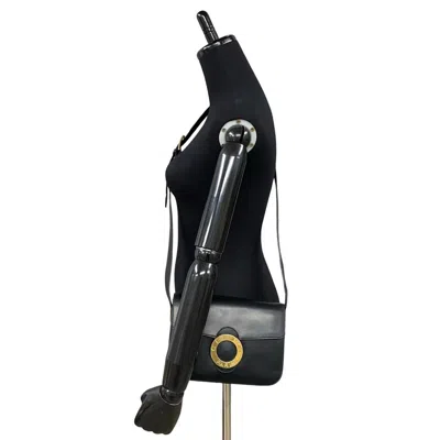 Pre-owned Celine Black Leather Pochette Shoulder Bag ()