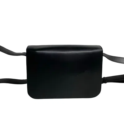 Pre-owned Celine Black Leather Pochette Shoulder Bag ()