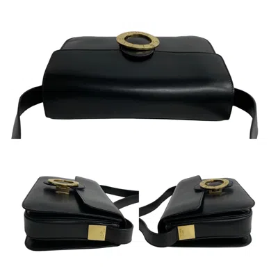 Pre-owned Celine Black Leather Pochette Shoulder Bag ()