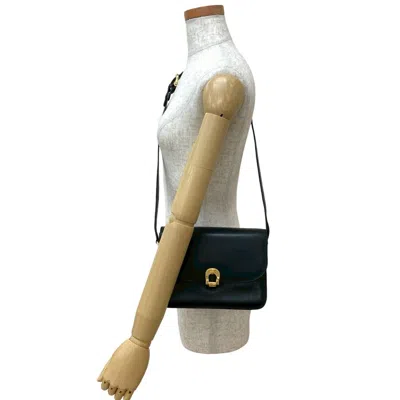 Pre-owned Celine Black Leather Pochette Shoulder Bag ()