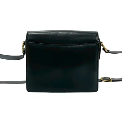 Pre-owned Celine Black Leather Pochette Shoulder Bag ()