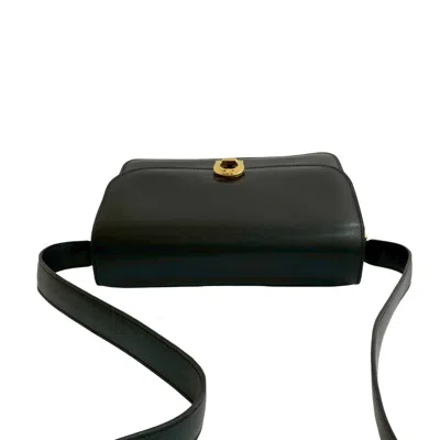 Pre-owned Celine Black Leather Pochette Shoulder Bag ()