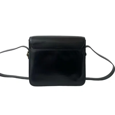 Pre-owned Celine Black Leather Pochette Shoulder Bag ()