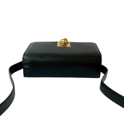 Pre-owned Celine Black Leather Pochette Shoulder Bag ()