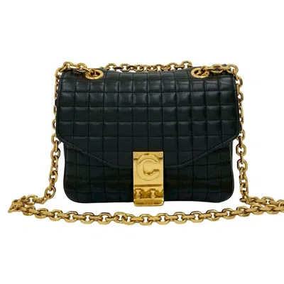 Pre-owned Celine Black Leather Shoulder Bag ()