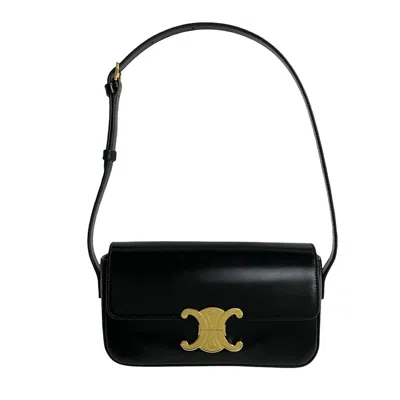 Pre-owned Celine Black Leather Shoulder Bag ()