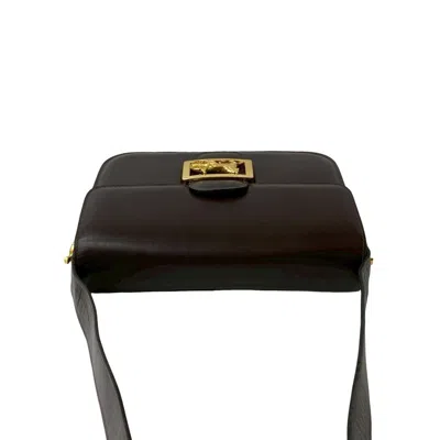 Pre-owned Celine Brown Leather Pochette Shoulder Bag ()