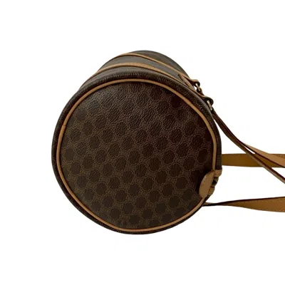 Pre-owned Celine Brown Leather Pvc Handbag Shoulder Bag ()