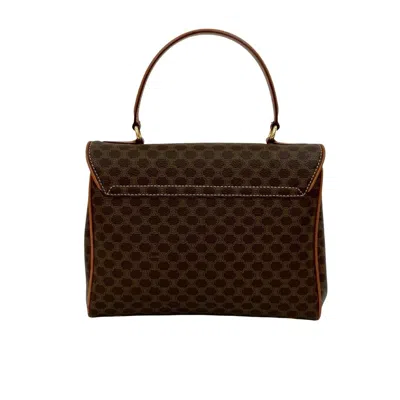Pre-owned Celine Brown Leather Pvc Handbag Tote Bag ()
