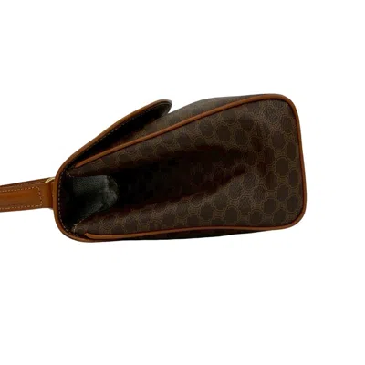 Pre-owned Celine Brown Leather Pvc Handbag Tote Bag ()