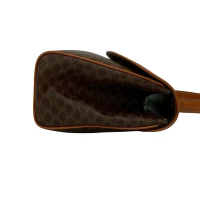 Pre-owned Celine Brown Leather Pvc Handbag Tote Bag ()