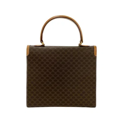 Pre-owned Celine Brown Leather Pvc Handbag Tote Bag ()