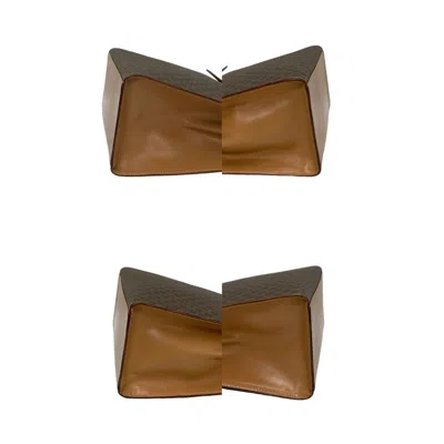 Pre-owned Celine Brown Leather Pvc Handbag Tote Bag ()