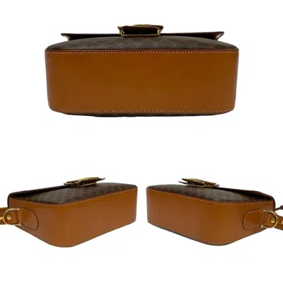Pre-owned Celine Brown Leather Pvc Pochette Shoulder Bag ()