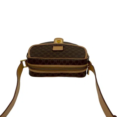 Pre-owned Celine Brown Leather Pvc Pochette Shoulder Bag ()