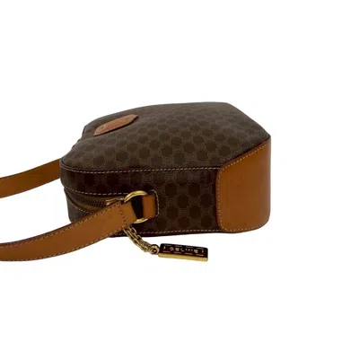 Pre-owned Celine Brown Leather Pvc Pochette Shoulder Bag ()