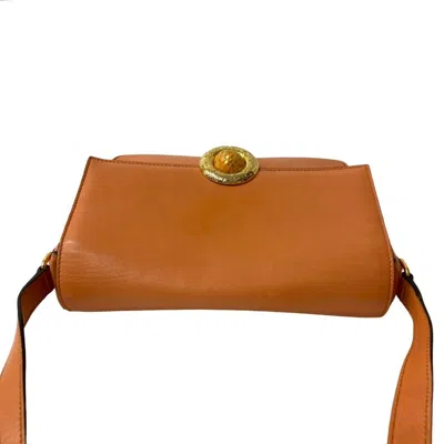 Pre-owned Celine Orange Leather Pochette Shoulder Bag ()