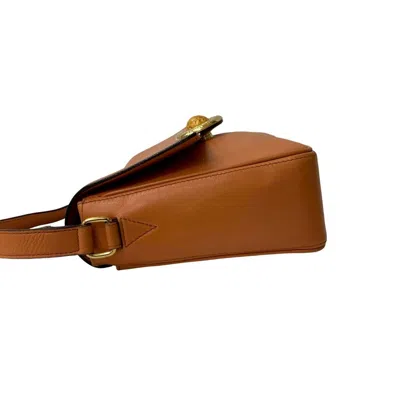 Pre-owned Celine Orange Leather Pochette Shoulder Bag ()