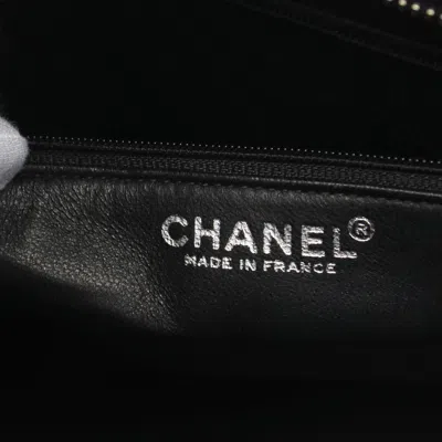 Pre-owned Chanel Black Grained Calfskin Tote Bag ()