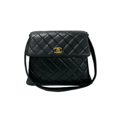 Pre-owned Chanel Black Leather Shoulder Bag Tote Bag ()
